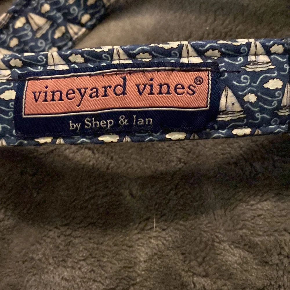 Rare! Vineyard Vines sailboat D Ring belt size boys large
